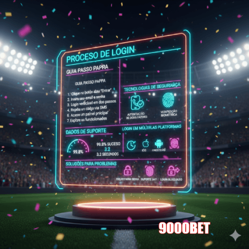 Tela de login da 9000BET – Ilustração 1